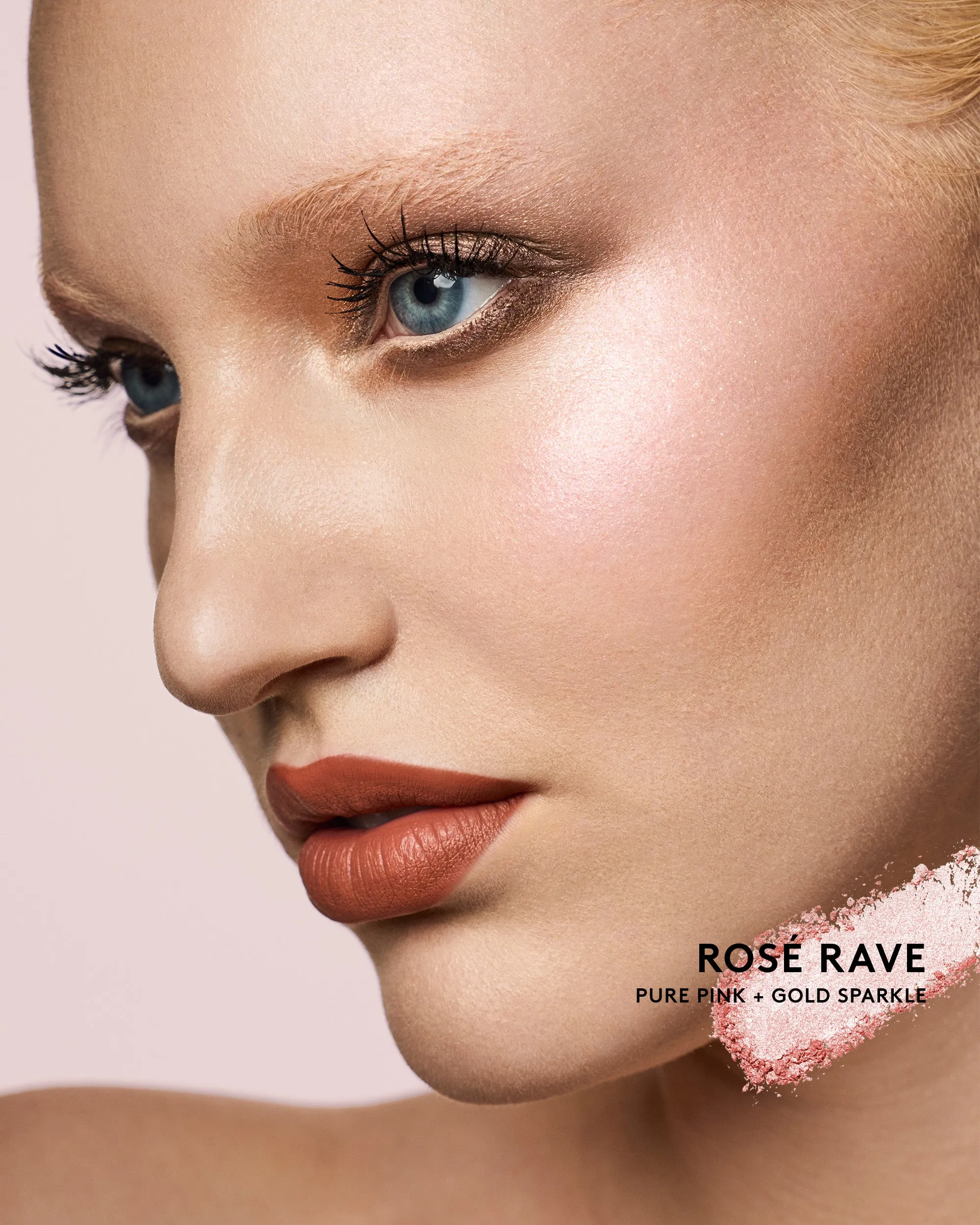 Diamond Bomb All-Over Diamond Veil — Rosé Rave - Image 2