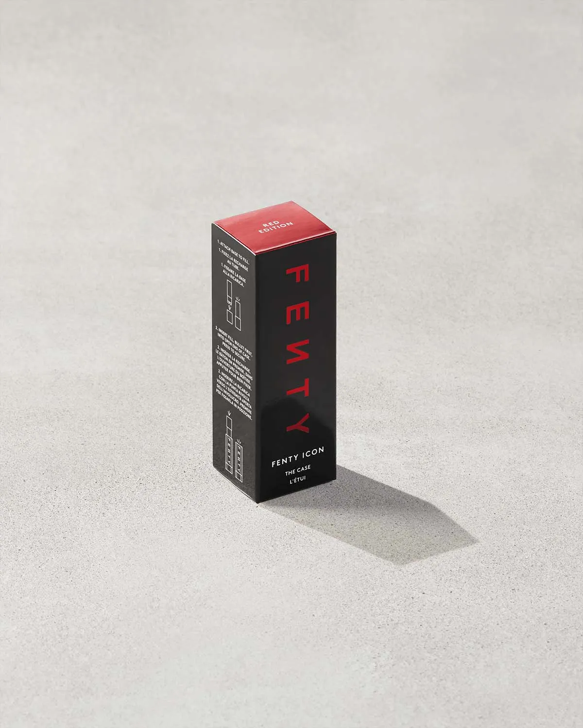 Fenty Icon The Case Semi-Matte Refillable Lipstick — Red Edition - Image 4