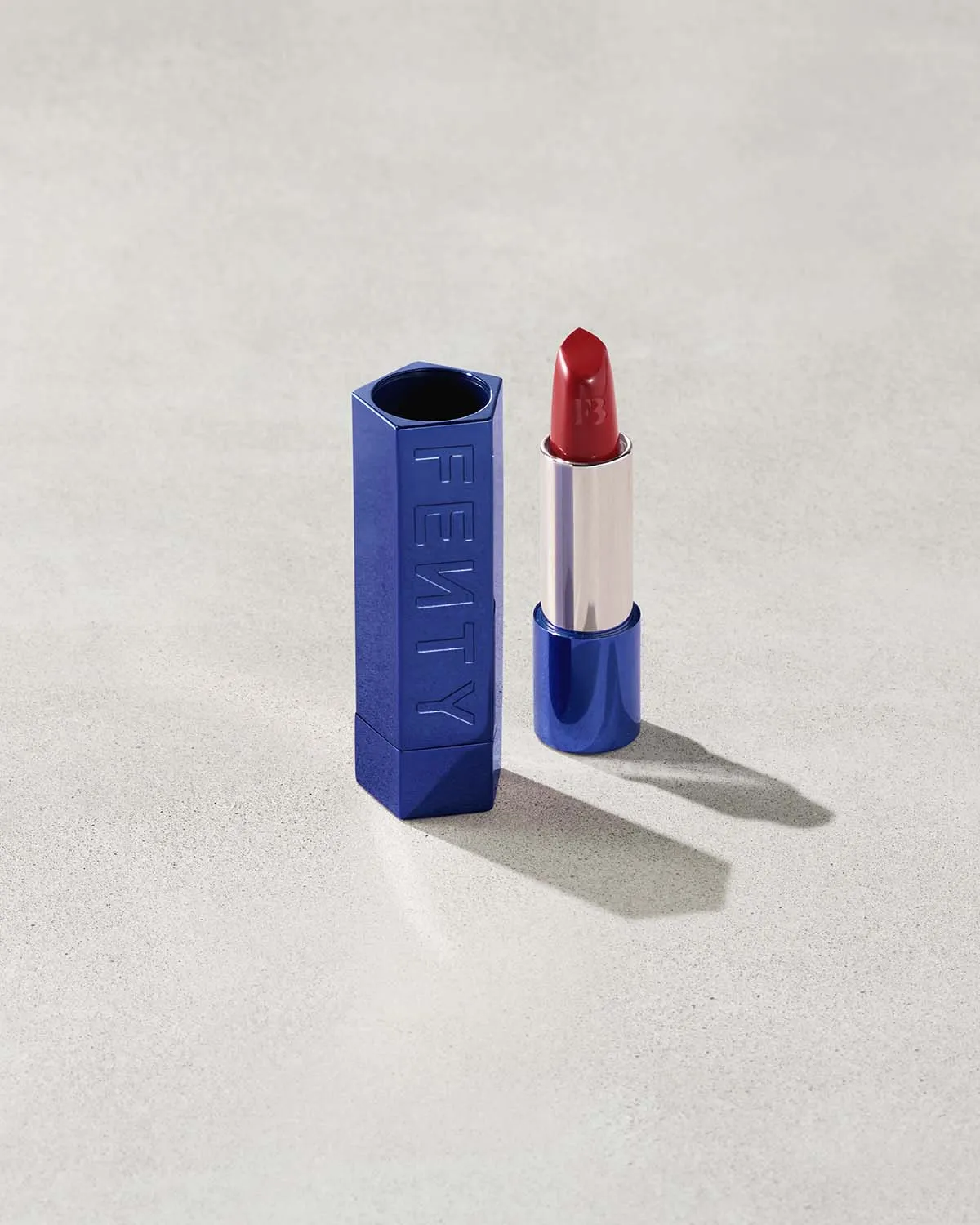 Fenty Icon The Case Semi-Matte Refillable Lipstick — Navy Edition - Image 3