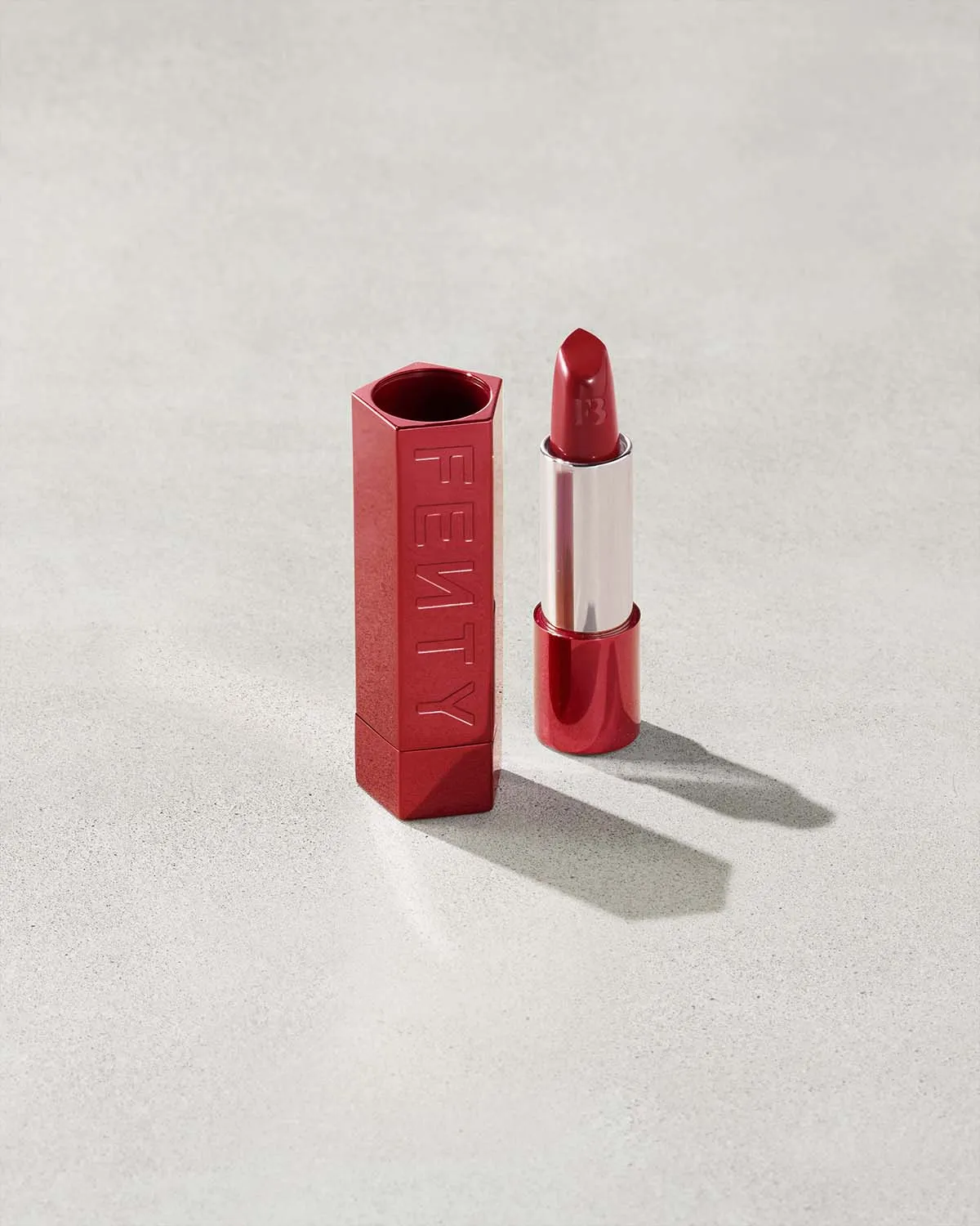 Fenty Icon The Case Semi-Matte Refillable Lipstick — Red Edition - Image 3