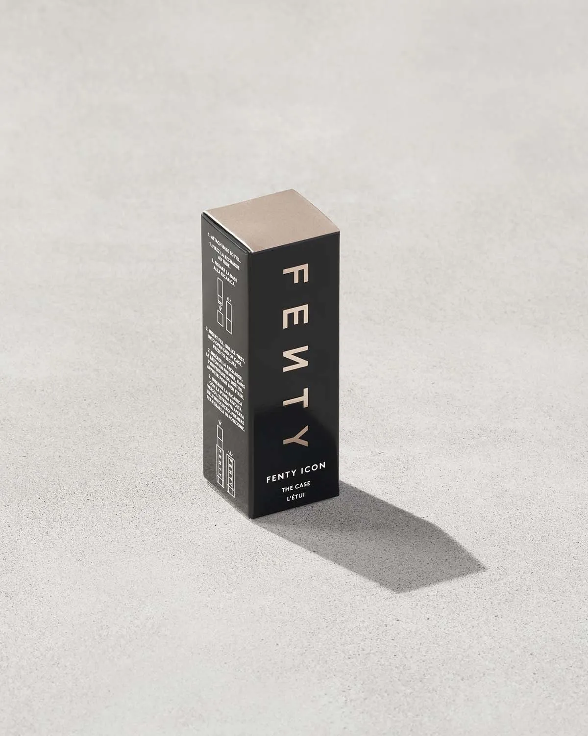 Fenty Icon The Case Semi-Matte Refillable Lipstick — Metallic Nude - Image 4