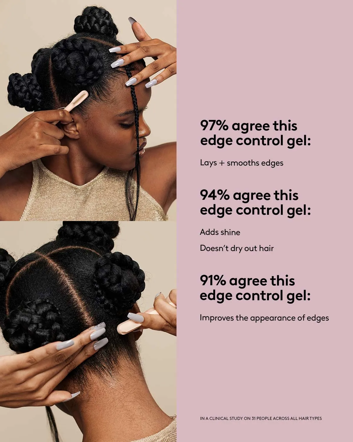 The Controlling Type Hair-Thickening Edge Control Gel + Styling Tool - Image 7