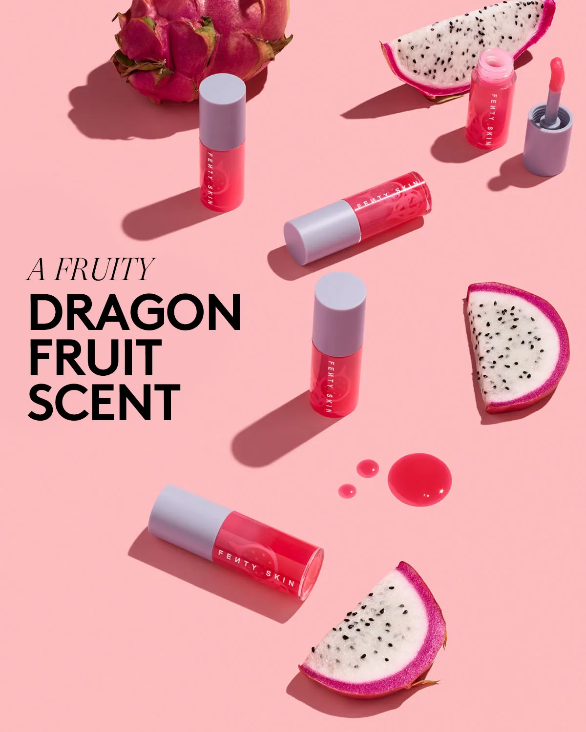 Fenty Treatz Hydrating + Strengthening Lip Oil — Dragon Fruit - Image 7