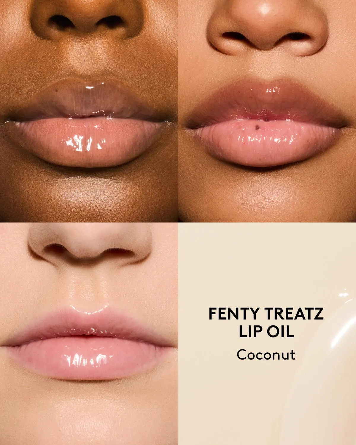 Fenty Treatz Hydrating + Strengthening Lip Oil — Coconut - Image 2