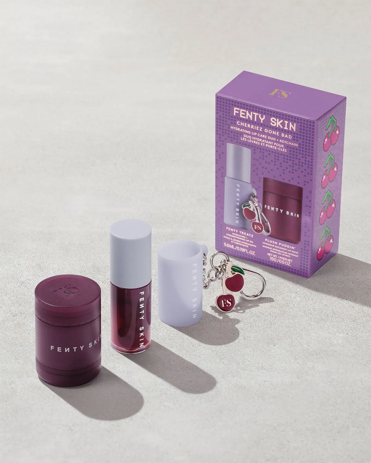 Cherriez Gone Bad Hydrating Lip Care Duo + Keychain