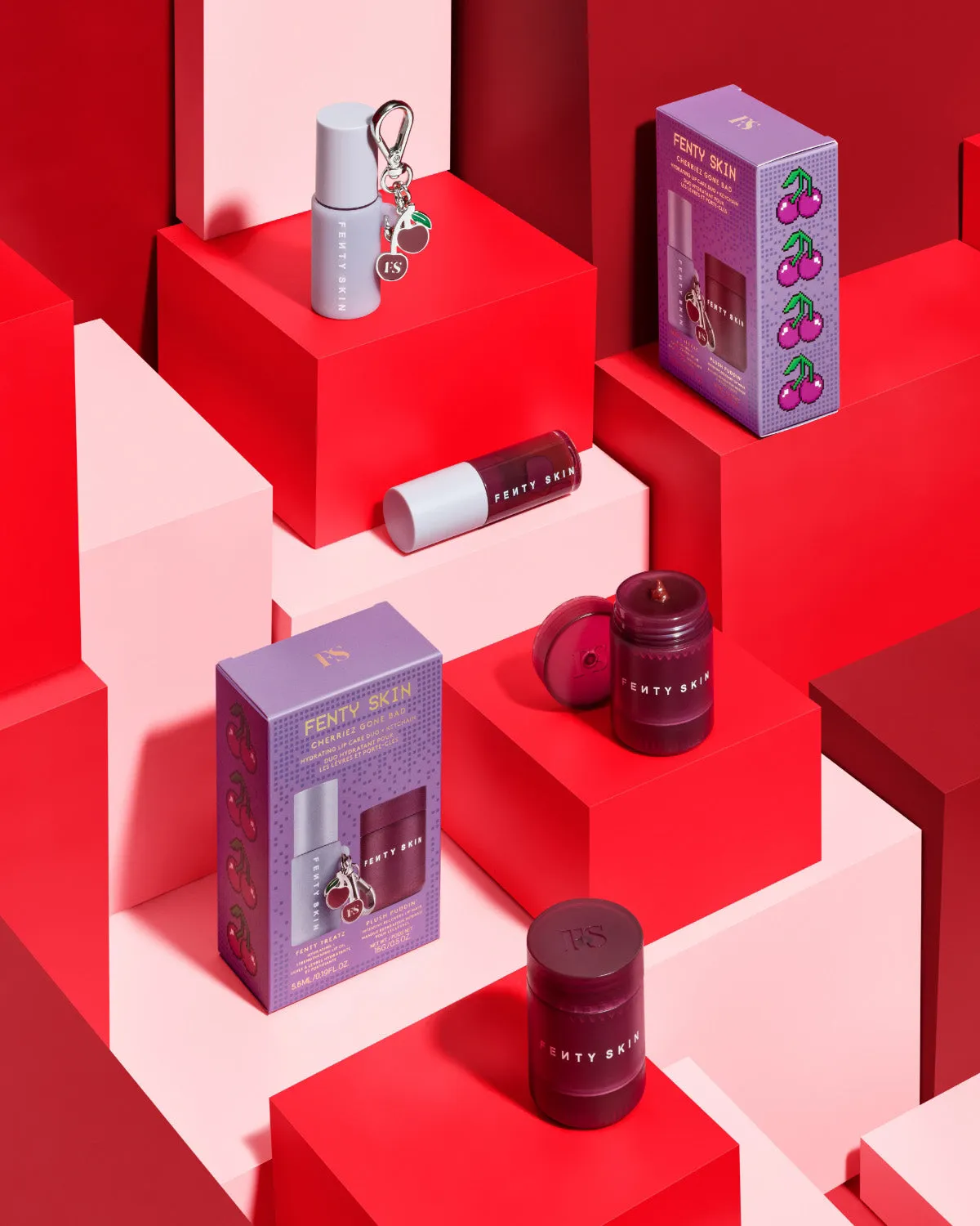 Cherriez Gone Bad Hydrating Lip Care Duo + Keychain - Image 10